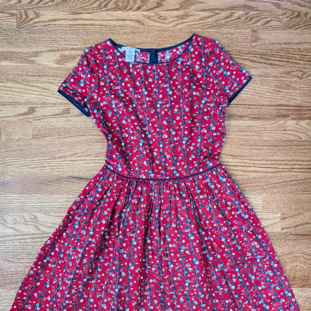 Oscar de la Renta floral printed dress
